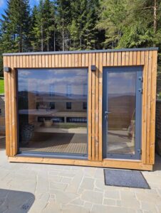 Sauna NATY, realizace: exteriér
