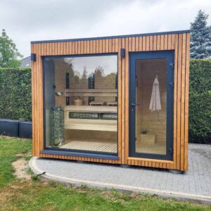 Sauna NATY, realizace: exteriér