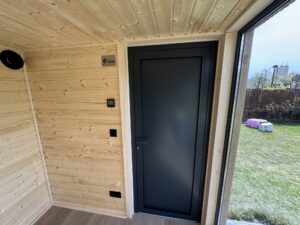 Sauna NERO, realizace: odpočívárna