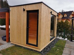 Sauna NIKI, realizace: vstup