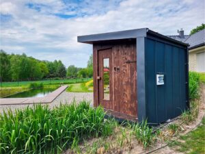 Sauna STELA, realizace: exteriér