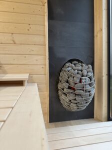 Sauna STELA, realizace: kamna