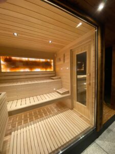 Sauna VIKI, realizace: interiér